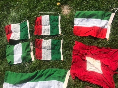 Vintage foreign country flags etc, c 1930/90 - Picture 4 of 4