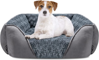 Hundebett MittelgroßE Hunde, Hundekorb Flauschig Waschbar, Anti-Angst Rutschfes