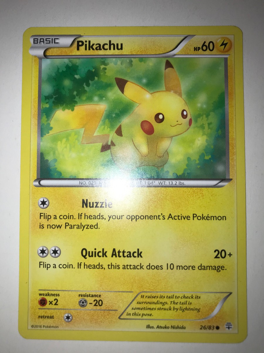 Pikachu 26/83 XY Generations NM/LP Pokemon TCG Card | eBay