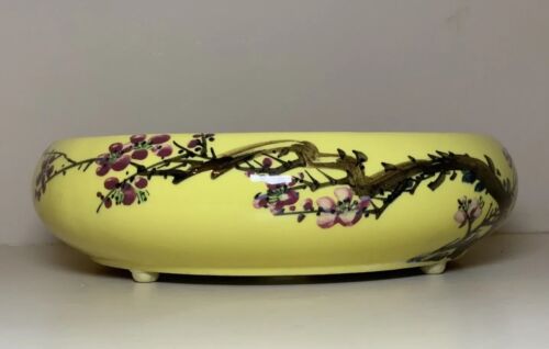 Doniczka bonsai, orientalny chiński kwiat 🌹 wzór ceramiczna doniczka - Zdjęcie 1 z 11