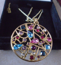 Dr. Pierre Ricaud  Swarovski Elements  Gold Colour  Chain Necklace