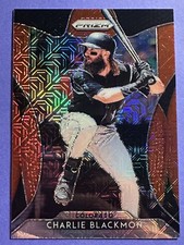 2019 Panini Prizm Tier II Red Mojo Prizm /299 Charlie Blackmon #106
