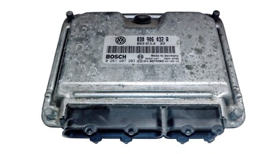 VW Audi Seat Engine Control Unit ECU 030906032R 0261207203 IMMO OFF PLUG&PLAY