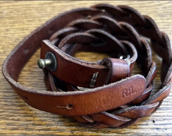 アクセサリー Polo Ralph Lauren 90s Leather Bracelet Rare Polo Ralph Lauren Double RRL Leather Wrap Bracelet | eBay