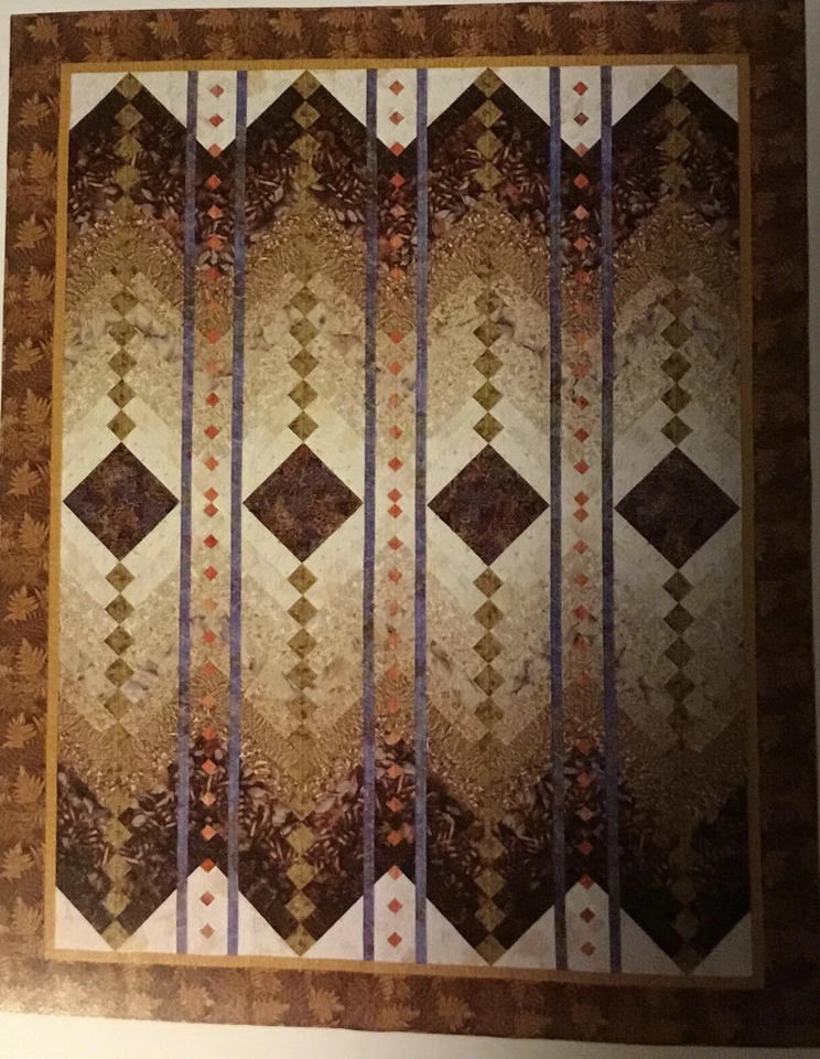 Kit de edredón trenzado 82”x100” 13 yardas NB tela 1 fila hecho con libro 14 opciones de patrón Foto 2 de 4