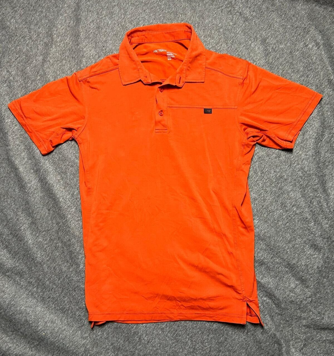 Arcteryx Captive Polo Shirt Mens Medium Golf Short Sleeve