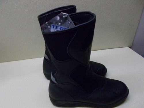 SIDI ON ROAD BOOTS VWAY/NER STIVALI WAY TEPOR SIZE 10 COLOR BLACK NERO - Picture 6 of 10