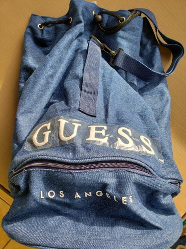 Guess WOMEN Medium Wash Denim Cubo Bolsa de deporte (nuevo con etiquetas) |  eBay