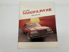 78 Dodge Magnum XE Dealership Sales Brochure CANADA DMAC 78-E