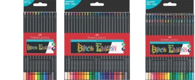 Faber Castell Buntstifte Farbstifte Black Edition 12 / 24 / 36 / 100 Kartonetui