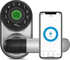 NGTeco Biometric Fingerprint Electronic Keyless Entry Door Lock, Smart WiFi NEW