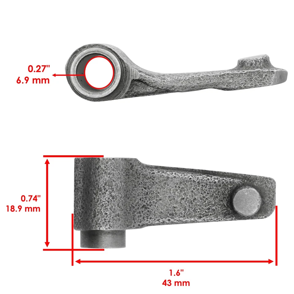 Brazo basculante de válvula de escape y admisión Caltric para Honda XL600R 1983 1984 1985 1987 Foto 3 de 4