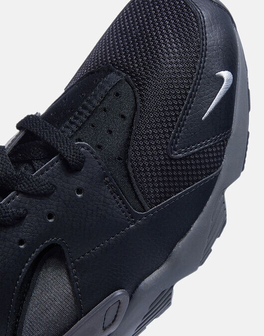 Nike Air Huarache Black Iridescent Logo Size 10.5 US