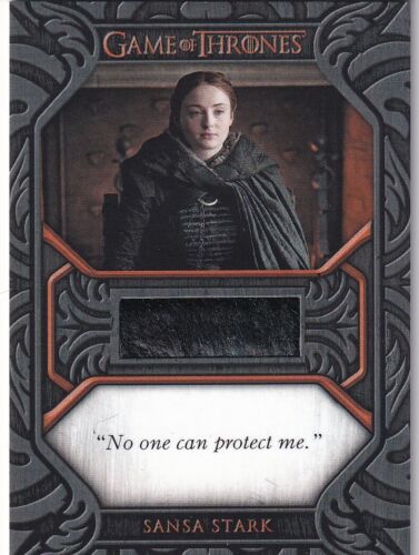 Carte relique Game of Thrones Iron Anniversary Series 2 Sansa QC5 "Personne ne peut pr... - Photo 1 sur 2