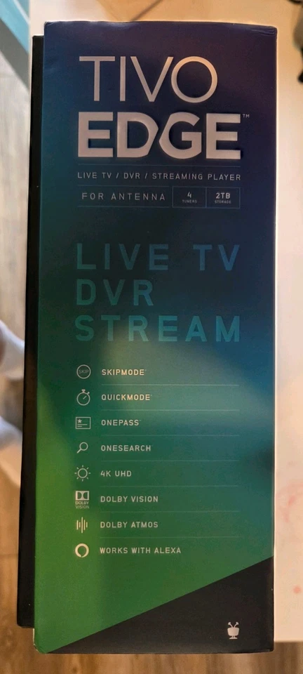 TiVo Edge 2TB DVR Streaming Player with Remote and Power Cable FOR ANTENNA - Image 3 of 4