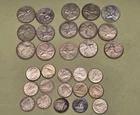 Lot of Canada 80% Silver Coins  (15) 25 cent and (15) 10 cent all pre 1966