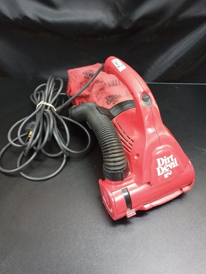 #ad 8230 Dirt Devil ULTRA Handheld Vacuum Cleaner Red Bagged Tested $30.99
