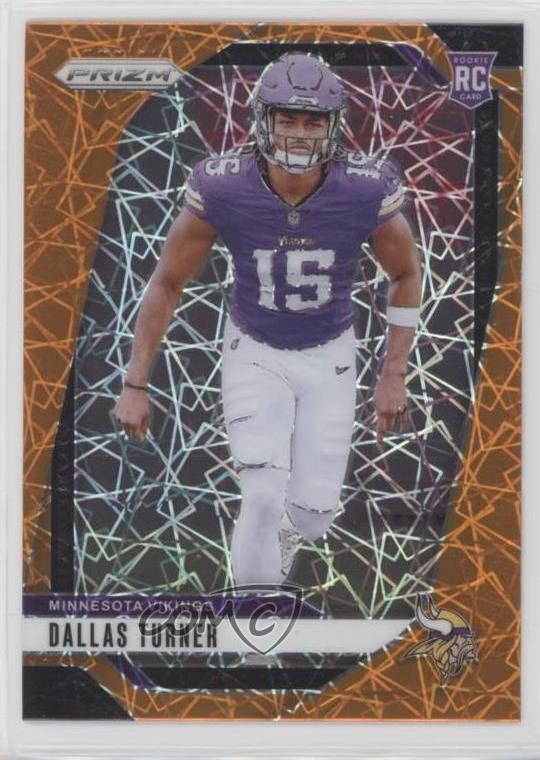 2024 Panini Prizm Rookies Lazer Prizm Dallas Turner #324 Rookie RC uk2