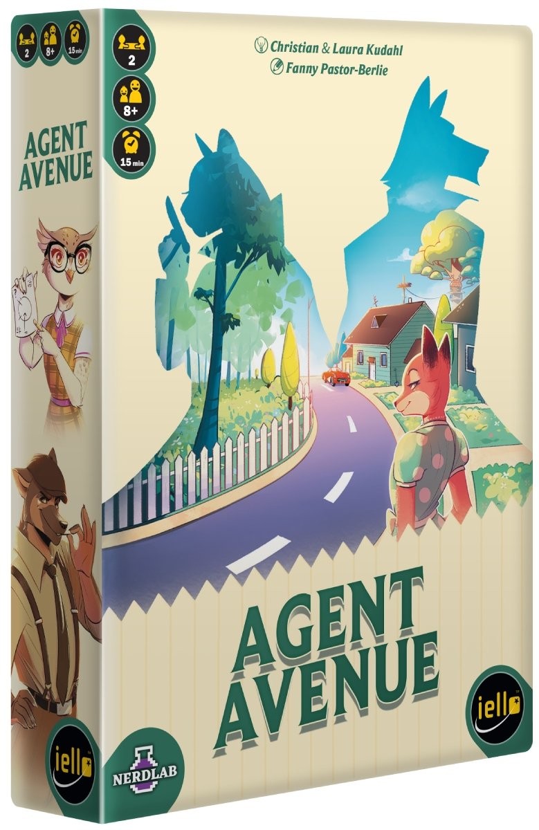 Agent Avenue Nerdlab Jeu de Société pour Développer la Logique et le Bluff