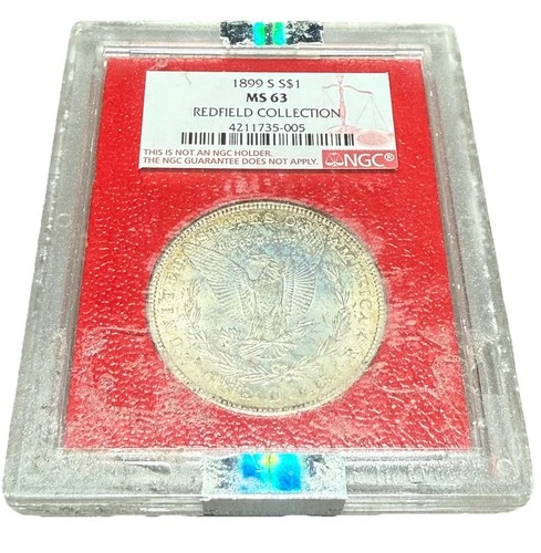 1899-S $1 Morgan Dollar Redfield Hoard NGC MS63 Semi Key Date
