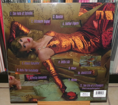TAYLOR SWIFT THE LIFE OF A SHOWGIRL VIOLET/BLACK/GOLD LP THE FATE