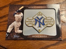 2009 Topps - Legends of the Game Manufactured Commemorative Patch Mickey Mantle