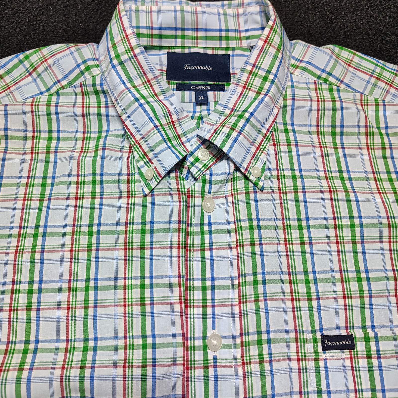 Faconnable Classique Button Down Long Sleeve Shir… - image 1