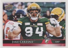 2021 Upper Deck CFL Red 3/165 Jake Ceresna #86 0a7