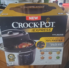Olla a presión eléctrica Crock-Pot SCCPPC100-V1 10 qt, 15 programas, inoxidable