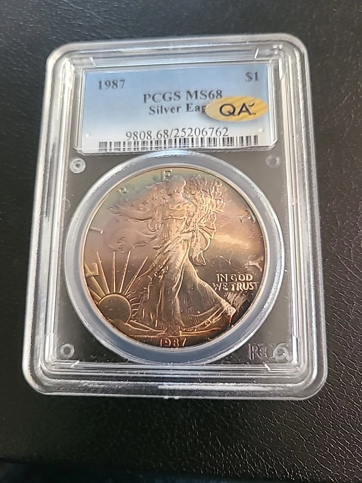 1987 PCGS MS68 CRAZY MONSTER  TONER - Image 4 of 4