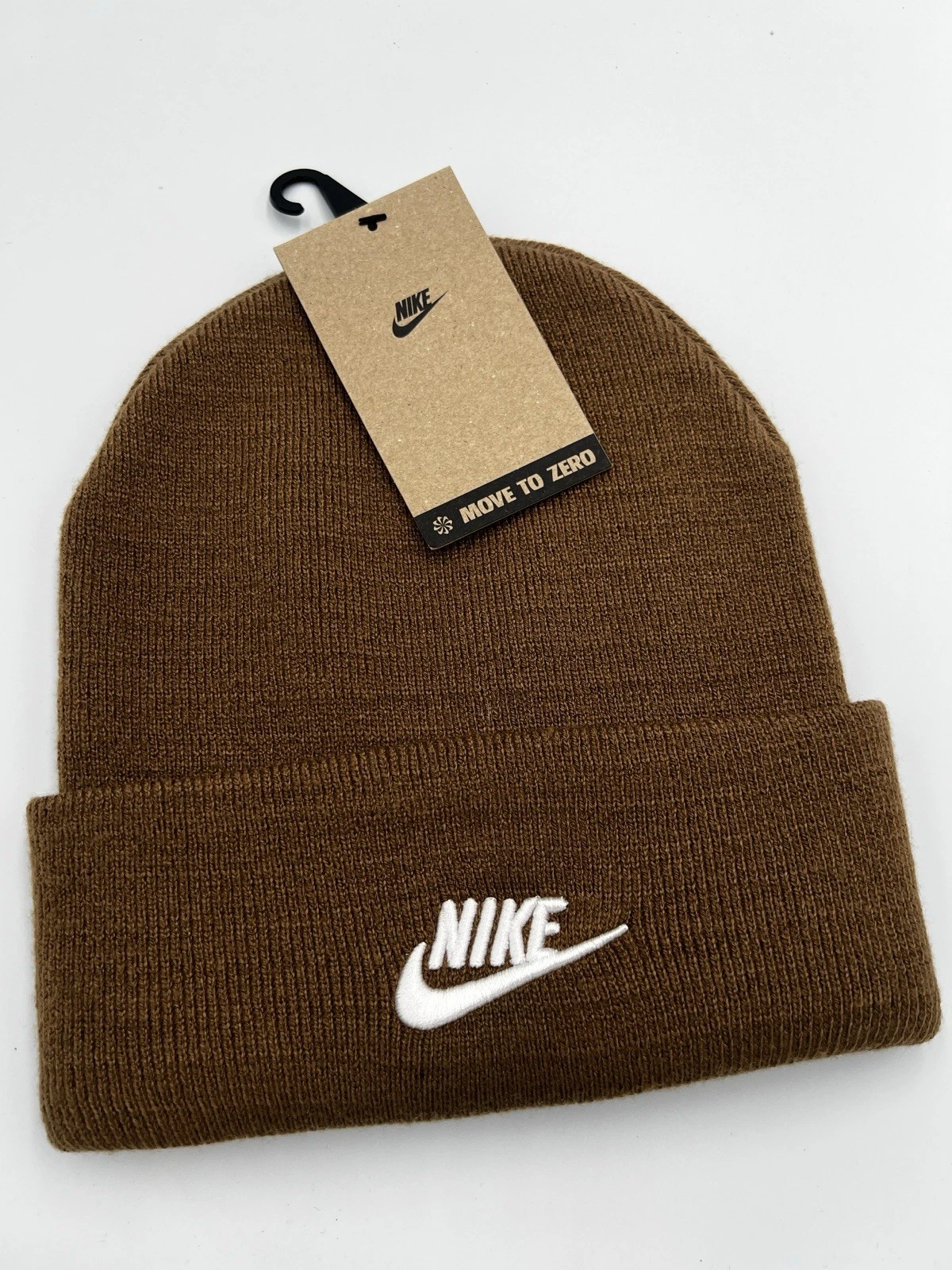 NEW Nike Adults' Unisex Peak TC Futura Cuffed Beanie One Size HF0186-235 Brown