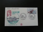 FDC France 1982 history of aviation Jean Mermoz seaplane aviator (2)