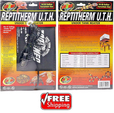 Zoo Med Reptitherm Under tank Heater 10-20 Gal 6x8 NEW Ships FREE in USA