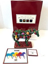 Westland Trail of Painted Ponies Figurine MIB COA 2005 Deck the Halls 1E/2199