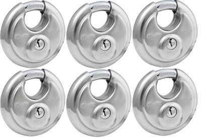 new Master Locks 40KADPF 0340 set of 6 keyed alike Shrouded