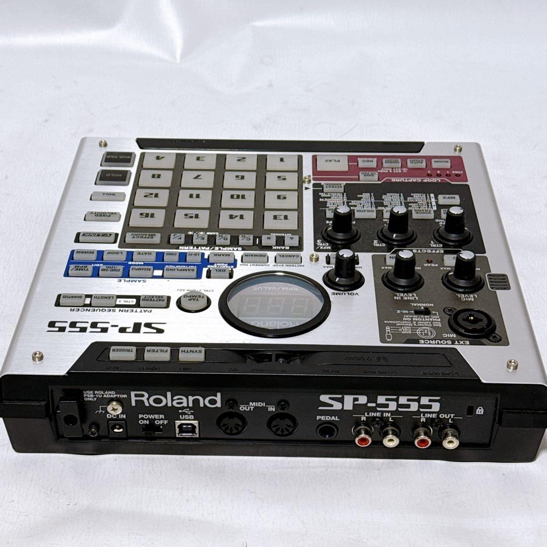 Roland SP-555 Creative Sampler Effector MIDI Tested JP W/AC