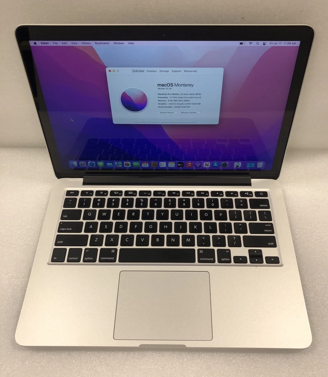 2015 Apple MacBook Pro 13.3 Inch Laptops for sale | eBay