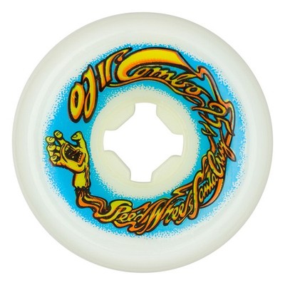 *DISCOLORED* Santa Cruz OJII OJ2 ORIGINAL COMBOS Skateboard Wheels 60mm 95a WHT