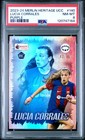 2023-24 TOPPS MERLIN HERITAGE UEFA CLUB COMPETITIONS LUCIA CORRALES RC /99 PSA 8