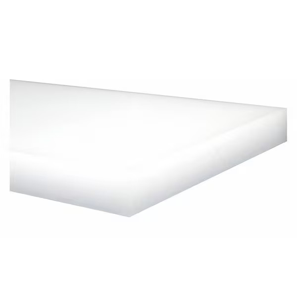 Manufacturer Varies Off-White HDPE Sheet Stock 48" L x 24" W x 0.188" Thick