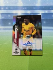 Andre Onana Chrome UCL 2019/20 Auto