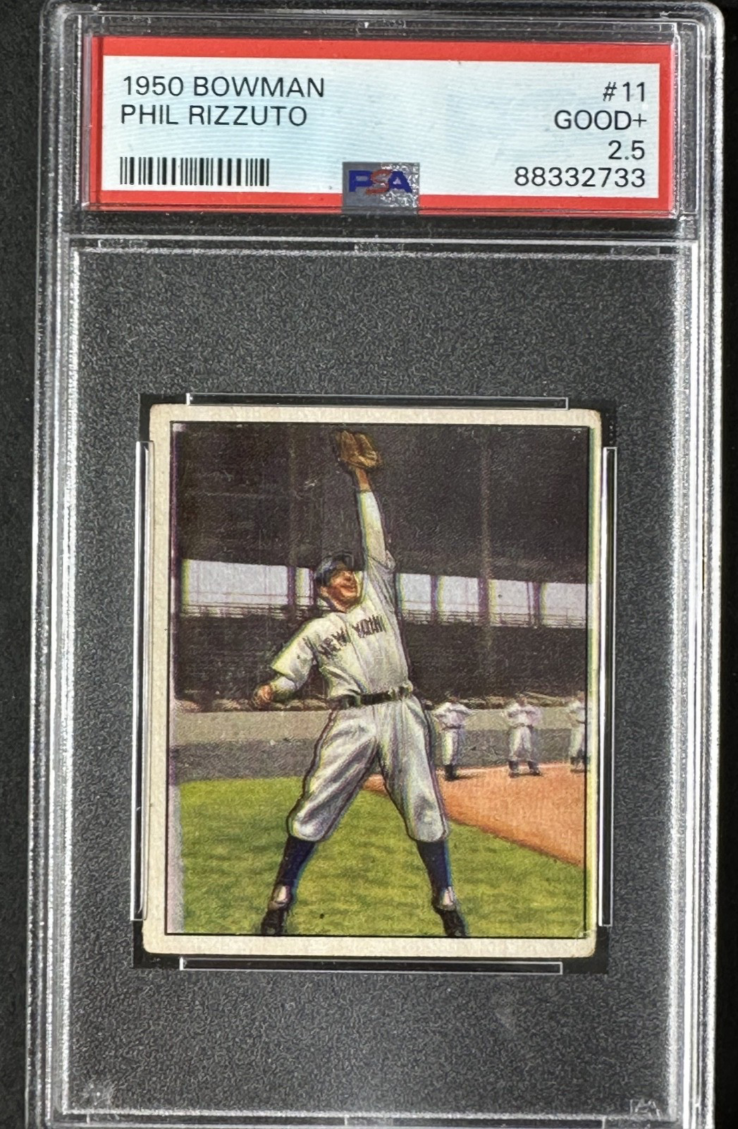 1950 Bowman Phil Rizzuto #11 New York Yankees HOF PSA 2.5 GOOD+
