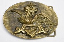 Anheuser Busch Eagle Logo Belt Buckle Budweiser