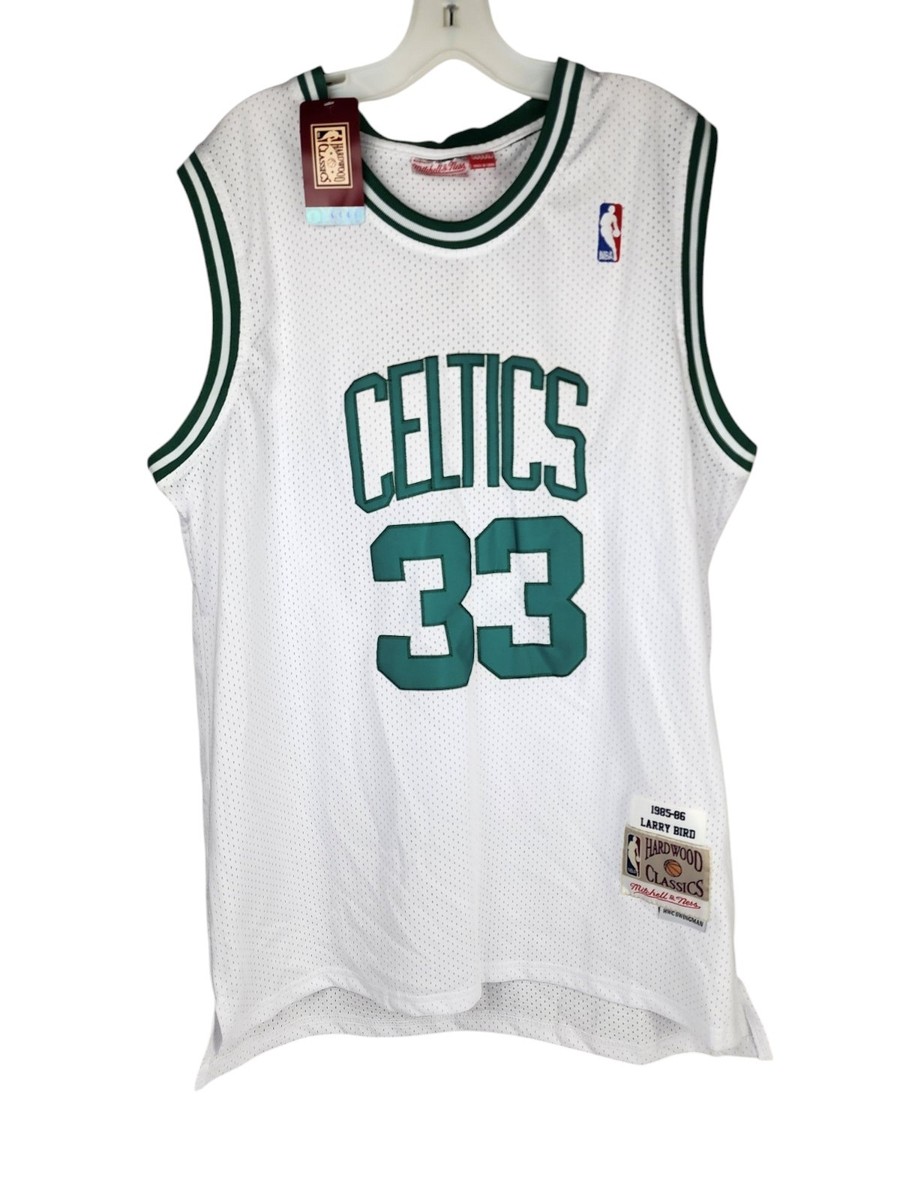 【CELTICS】LARRY BIRD 33 ジャージ1985-86限定品XXL NWT Mitchell & Ness 1985 Boston Celtics Larry Bird 33