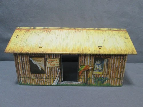 Vintage Marx Daktari Jungle Jim Trading Post Tin Litho Vintage 1960's