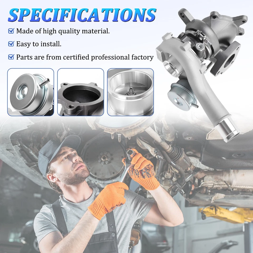 Pair Turbo for Ford Explorer Flex Taurus Lincoln MKS MKT 3.5 L 2010-2019 Foto 3 de 4