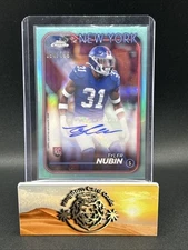 Tyler Nubin 2024 Topps Chrome True Aqua Refractor Rookie Auto /199 (RC) #RA-TNU