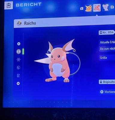Nintendo Switch 2 Pokemon Z-A Shiny Raichu (kein illegaler Editor)! 