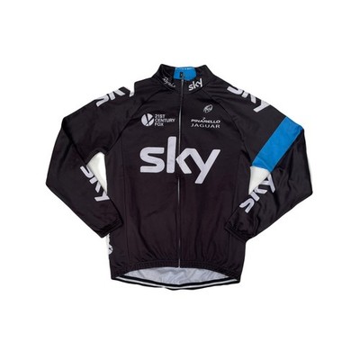Vintage Rapha Team Sky Radtrikot Langarm Herren M schwarz