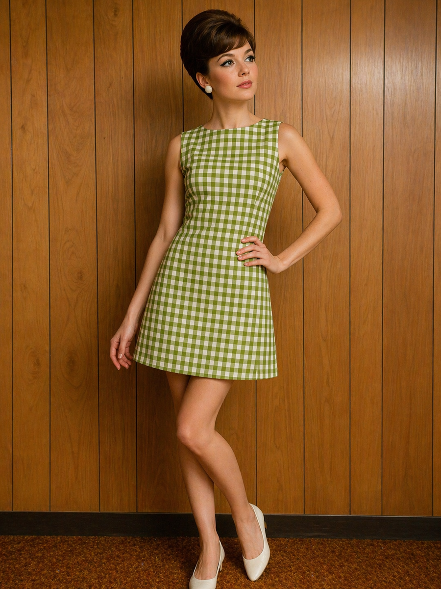 green emerald velvet dress Rubi Green Babydoll Mini Dress - US 6